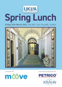 Petrico – Krahn – proud sponsor of the UKLA RAF Spring Lunch
